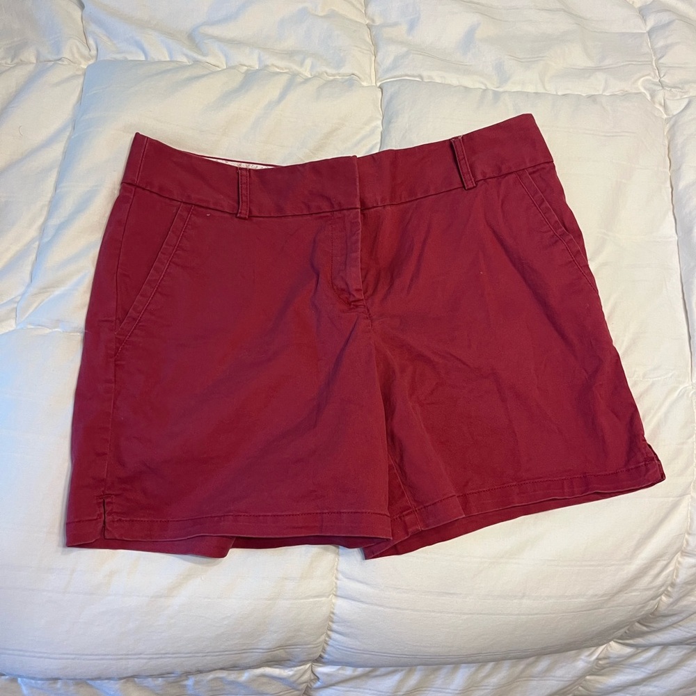 LOFT Maroon Riviera Shorts